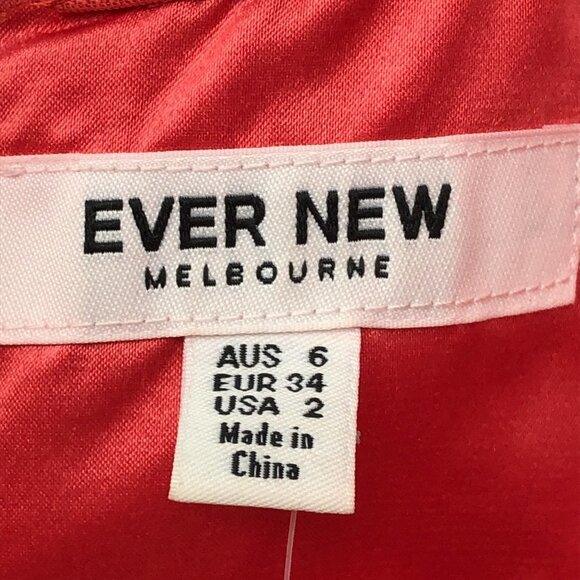 NWT Ever New Red Woven Lace Zena Wrap Dress in Sahara  Red size 2 - Picture 5 of 16